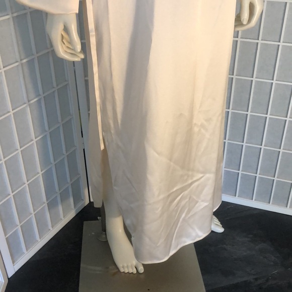 NWT Vince Cream Shirt Dress sz 6 - Picture 8 of 11